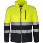 Fleecová pracovná mikina PROFI HIVIS BLACK